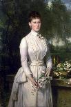 Portrait of Grand Duchess Elizaveta Fyodorovna, 1885-Carl Rudolph Sohn-Framed Stretched Canvas