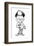 Carl Sagan, US Astronomer-Gary Gastrolab-Framed Photographic Print