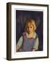 Carl Schleicher, 1921 (Oil on Canvas)-Robert Cozad Henri-Framed Giclee Print