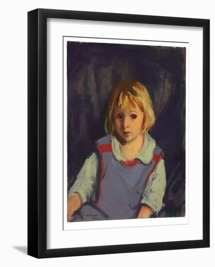 Carl Schleicher, 1921 (Oil on Canvas)-Robert Cozad Henri-Framed Giclee Print