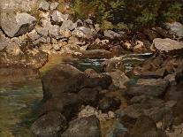 Mountain Stream with Boulders, 1888-1889-Carl Schuch-Giclee Print