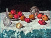 Nature Morte Aux Pommes  (Still Life with Apples) Peinture De Carl Schuch (1846-1903) 1889 Oil on-Carl Schuch-Giclee Print