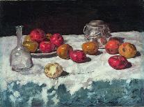 Nature Morte Aux Pommes  (Still Life with Apples) Peinture De Carl Schuch (1846-1903) 1889 Oil on-Carl Schuch-Giclee Print