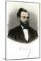 Carl Schurz, with Autograph.-null-Mounted Giclee Print