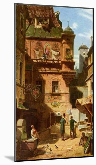 Carl Spitzweg (Art and Science) Art Poster Print-null-Mounted Poster