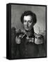 Carl Von Clausewitz, Print Made by F. Michelis, 1830-Karl Wilhelm Wach-Framed Stretched Canvas