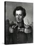 Carl Von Clausewitz, Print Made by F. Michelis, 1830-Karl Wilhelm Wach-Stretched Canvas