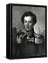 Carl Von Clausewitz, Print Made by F. Michelis, 1830-Karl Wilhelm Wach-Framed Stretched Canvas