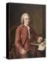 Carl Von Linne Known as Linnaeus Swedish Naturalist and Botanist-A. Roslin-Stretched Canvas