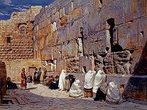 The Wailing Wall, Jerusalem, Israel-Carl Werner-Framed Stretched Canvas