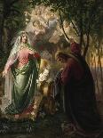 Dante and Beatrice-Carl Wilhelm Friederich Oesterly-Giclee Print