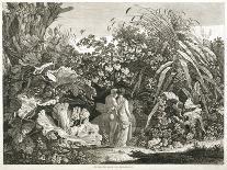 I Too Was in Arcadia, 1801 (Etching)-Carl Wilhelm Kolbe-Framed Stretched Canvas