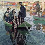 The Footbridge, Lidingobron-Carl Wilhelm Wilhelmson-Framed Giclee Print