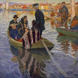 Church Goers in a Boat, 1909-Carl Wilhelm Wilhelmson-Giclee Print