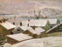 Fiskebackskil in Winter, 1899 (Oil on Canvas)-Carl Wilhelm Wilhelmson-Giclee Print