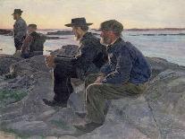 On the Rocks at Fiskebackskil, 1905-6-Carl Wilhelm Wilhelmson-Giclee Print
