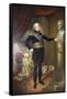 Carl XIII of Sweden oil on board-Per Krafft-Framed Stretched Canvas