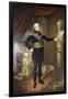 Carl XIII of Sweden oil on board-Per Krafft-Framed Giclee Print