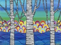 Tree-Carla Bank-Stretched Canvas
