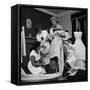 Carla Boni at a Tailor's Shop-null-Framed Stretched Canvas