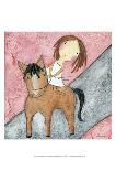 Pink Horse-Carla Sonheim-Stretched Canvas