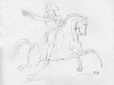 'Napoleon on Horseback', c18th century