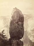 Multnomah Falls, Columbia River, Oregon, 2500 feet., 1867-Carleton Watkins-Art Print