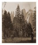 Tutucanula - El Capitan 3600 ft. Yosemite, California, 1861-Carleton Watkins-Art Print