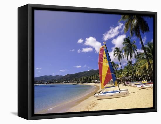 Carlisle Bay Beach, Antigua-Michael DeFreitas-Framed Stretched Canvas