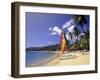 Carlisle Bay Beach, Antigua-Michael DeFreitas-Framed Premium Photographic Print