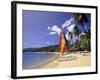 Carlisle Bay Beach, Antigua-Michael DeFreitas-Framed Photographic Print