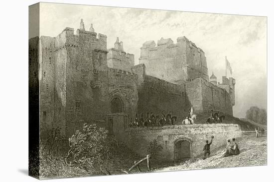 Carlisle Castle, Cumberland-Thomas Allom-Stretched Canvas