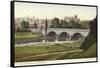 Carlisle from Rickerby-null-Framed Stretched Canvas