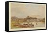 Carlisle from the Sands, 1868-William Henry Nutter-Framed Stretched Canvas