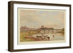 Carlisle from the Sands, 1868-William Henry Nutter-Framed Giclee Print