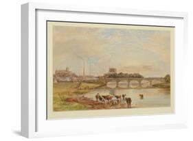 Carlisle from the Sands, 1868-William Henry Nutter-Framed Giclee Print