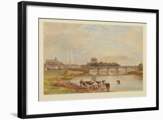 Carlisle from the Sands, 1868-William Henry Nutter-Framed Giclee Print