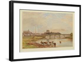 Carlisle from the Sands, 1868-William Henry Nutter-Framed Giclee Print