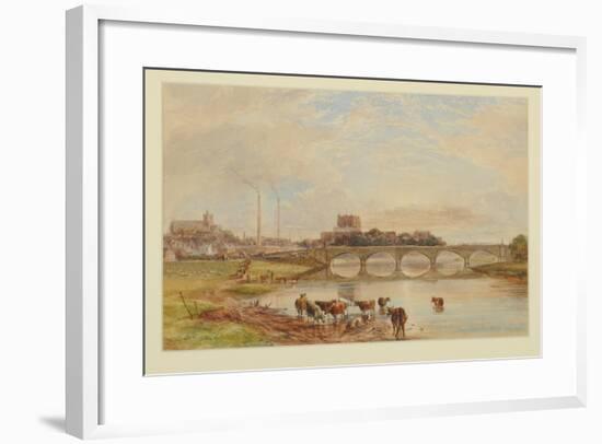 Carlisle from the Sands, 1868-William Henry Nutter-Framed Giclee Print