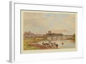 Carlisle from the Sands, 1868-William Henry Nutter-Framed Giclee Print