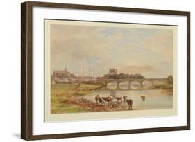 Carlisle from the Sands, 1868-William Henry Nutter-Framed Giclee Print