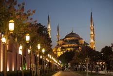 Sultan Ahmed Mosque, or Blue Mosque, at Dusk in Istanbul, Turkey-Carlo Acenas-Photographic Print