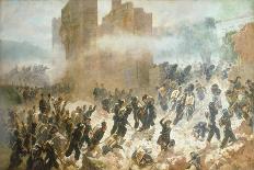 The Breach of Porta Pia in Rome, September 20, 1870-Carlo Ademollo-Giclee Print