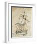 Carlo Alberto Frigate, Which Was Launched in 1853 and Demolished in 1876, Italy, 19th Century-null-Framed Giclee Print