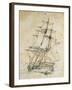 Carlo Alberto Frigate, Which Was Launched in 1853 and Demolished in 1876, Italy, 19th Century-null-Framed Giclee Print