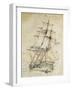 Carlo Alberto Frigate, Which Was Launched in 1853 and Demolished in 1876, Italy, 19th Century-null-Framed Giclee Print