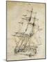 Carlo Alberto Frigate, Which Was Launched in 1853 and Demolished in 1876, Italy, 19th Century-null-Mounted Giclee Print