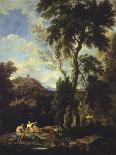 Landscape with Pilgrim-Carlo Antonio Tavella-Laminated Giclee Print