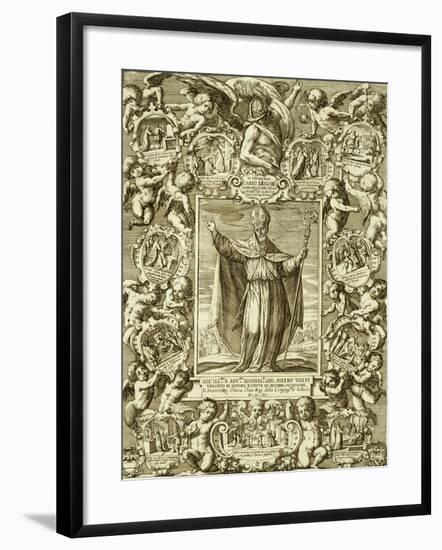 Carlo Bascape, Bishop of Novara, 1624-null-Framed Giclee Print