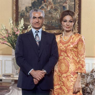 Shah of Iran Mohammad Reza Pahlavi and Wife Farah, 2500th Anniversary of Persia, Persepolis